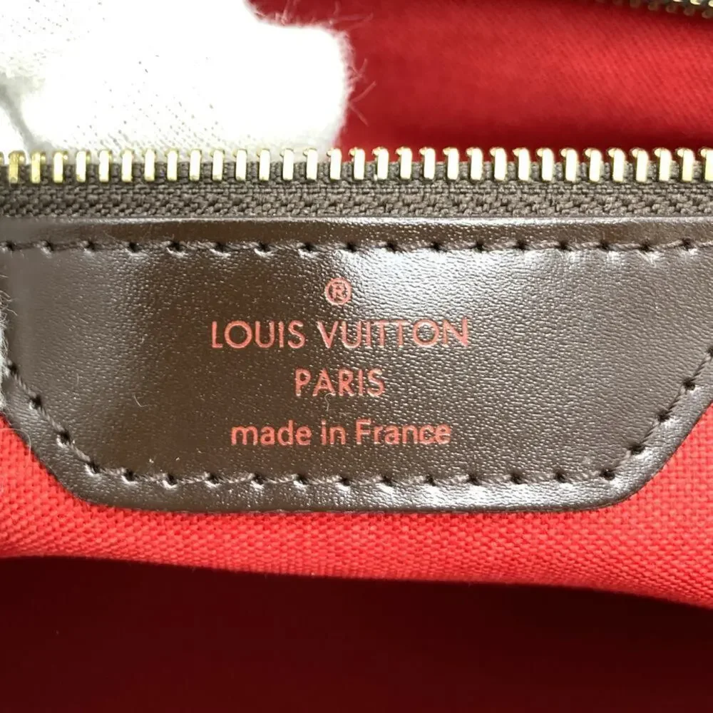 LOUIS VUITTON Authentic Brown Damier Canvas Shoulder Bag - Picture 9 of 12